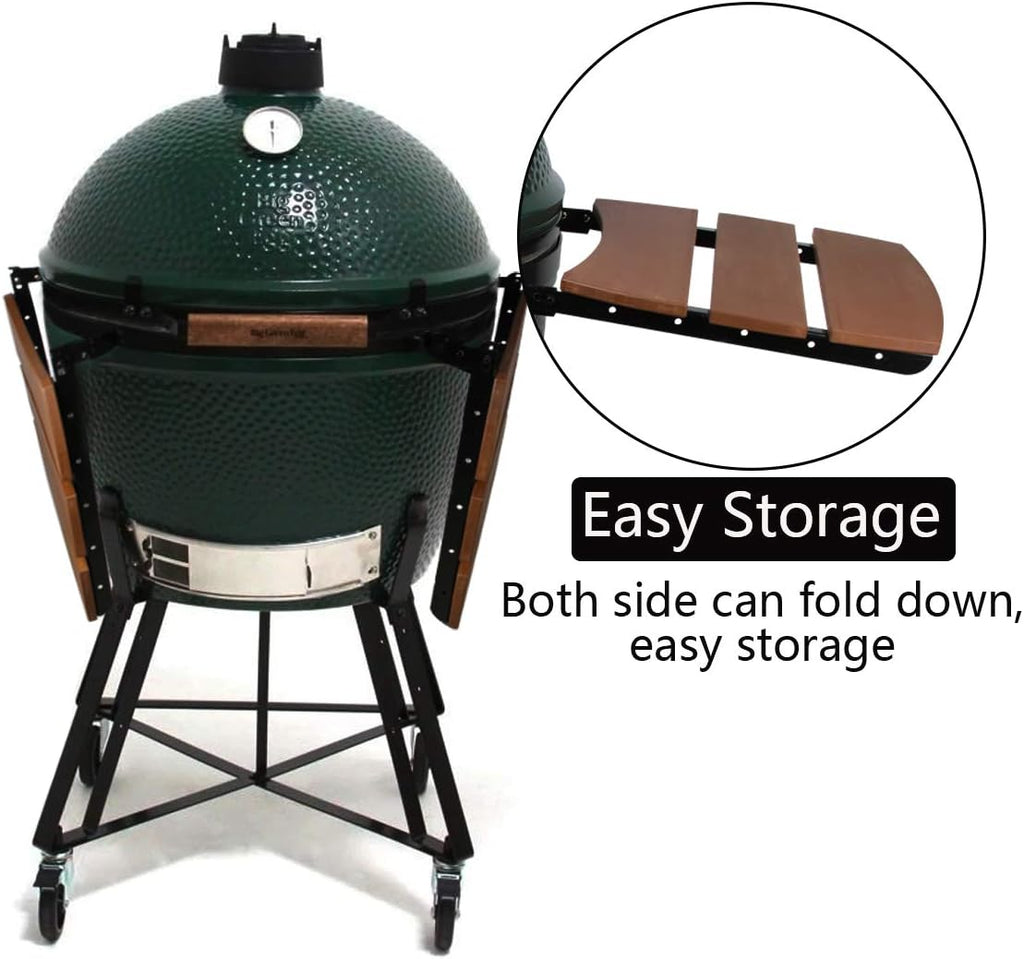 Grill Side HDPE Shelves for Big Green Egg Parts Replacement BBQ Accessories Fit Large 3 Slats K7