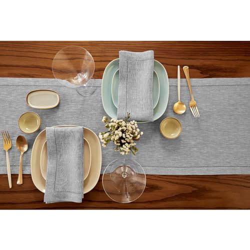 Linen Chambray Table Runner 120 Inches x7