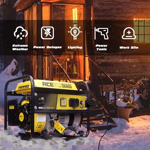 1200W Gas Powered Portable Generator for Camping Home Use A7