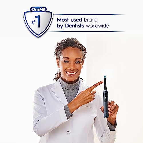 Electric Toothbrush with 3 Replacement Heads, Black Onyx k7
