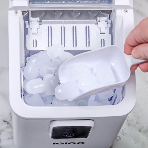 Electric Countertop Ice Maker Machine Portable 33lbs 24h Stainless Steel A7