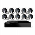 Night Owl 16 Channel 1080p Bluetooth DVR with 1TB Hard Drive and 10 Wired 1080p Indoor / Outdoor Spotlight Cameras with Audio - Curated Treasures Market