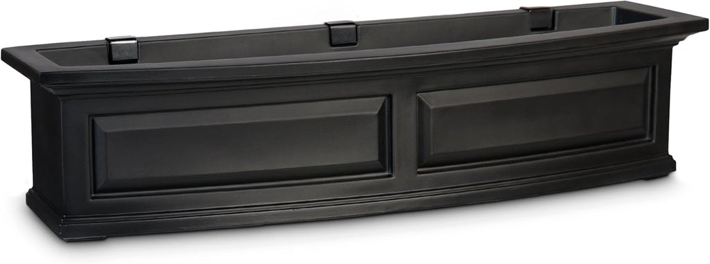 Window Box 4ft Black a7
