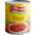 Furmano&s #10 Can Diced Tomatoes with Juice - 6/Case