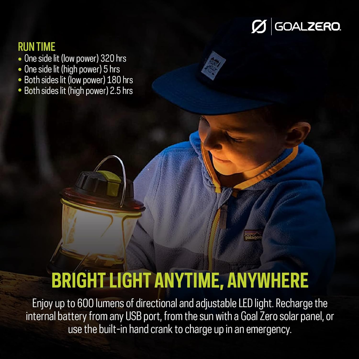 Solar LED Camping Lantern 600-Lumen a7