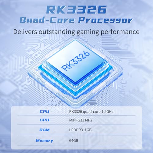 Retro Handheld Game Console 64G 4371 Games 3.5-Inch IPS Screen A7
