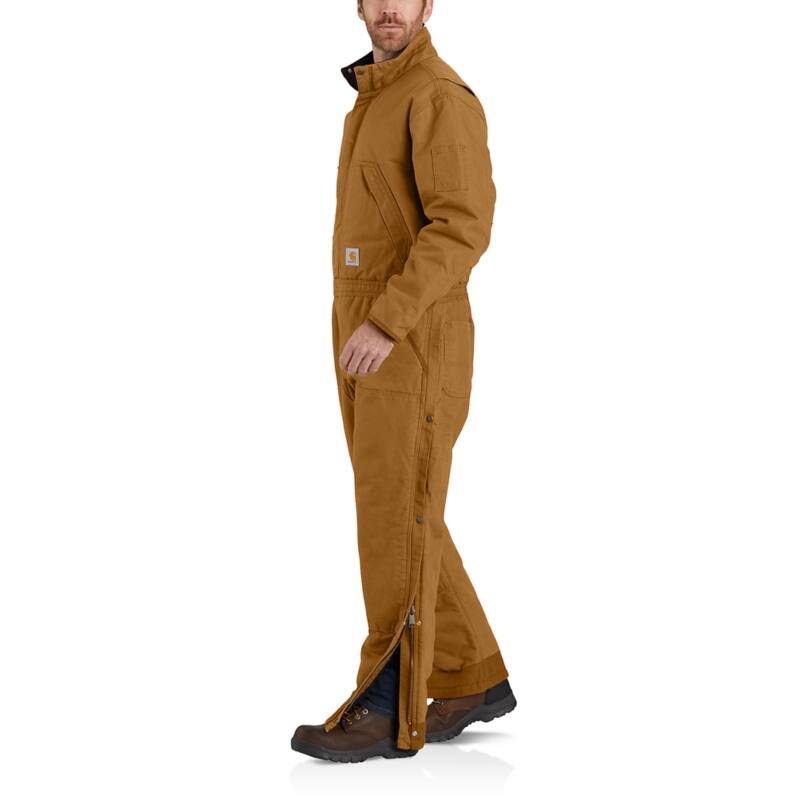 Insulated Coverall Brown Loose Fit 7k
