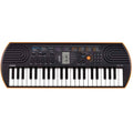 Casio SA-76 44-Key Electronic Mini Keyboard-Black u0026 Orange