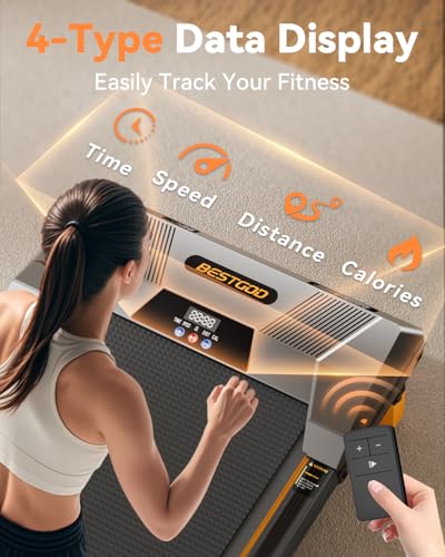 Walking Pad Treadmill, Under Desk Portable 330lbs Capacity 2.5HP 9k
