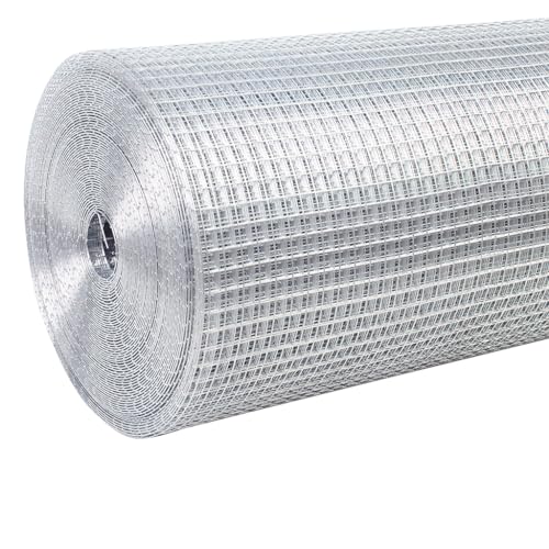Heavy Duty Galvanized Welded Wire Mesh Roll 1/2 inch 60in x 100ft k7