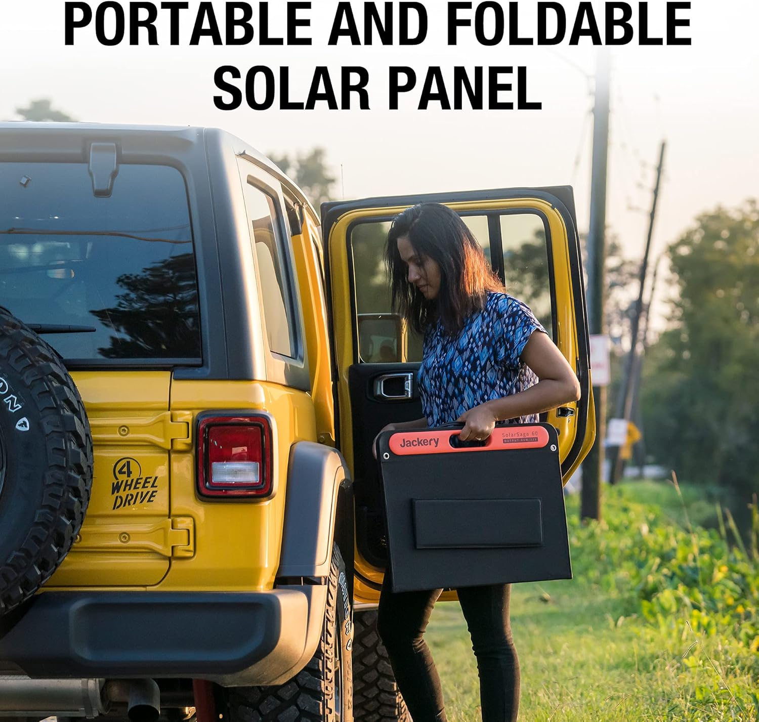 Solar Panel 60W Foldable Portable Charger a7
