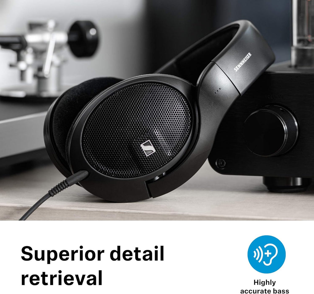 Open-Back Over-Ear Audiophile Headphones with Detachable Cable k7p