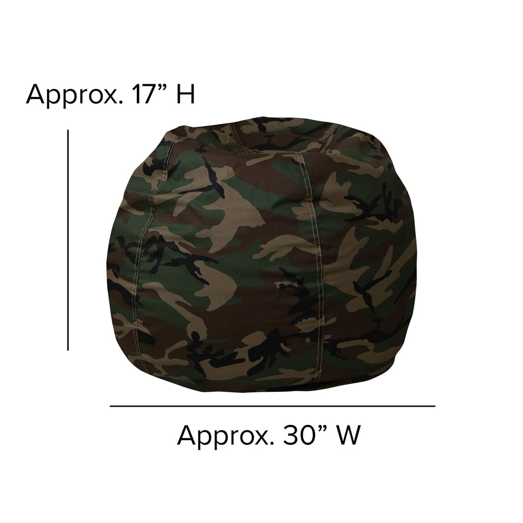 Camouflage Kids Bean Bag Chair k7