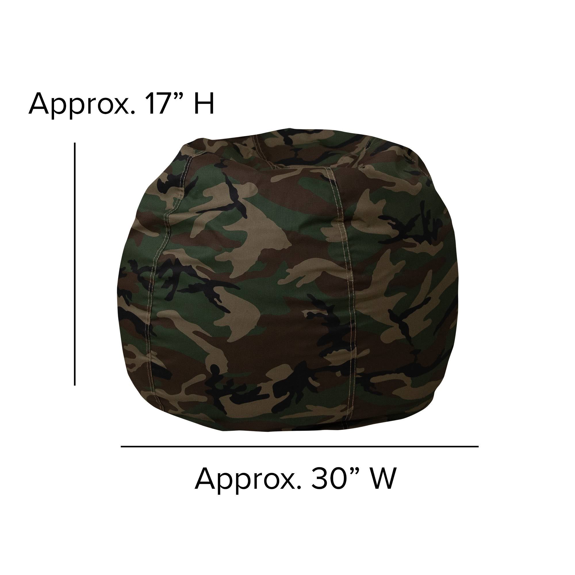 Camouflage Kids Bean Bag Chair k7
