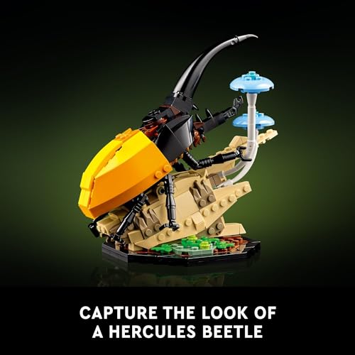 Insect Collection Building Set with Butterfly and Beetle Models k7p