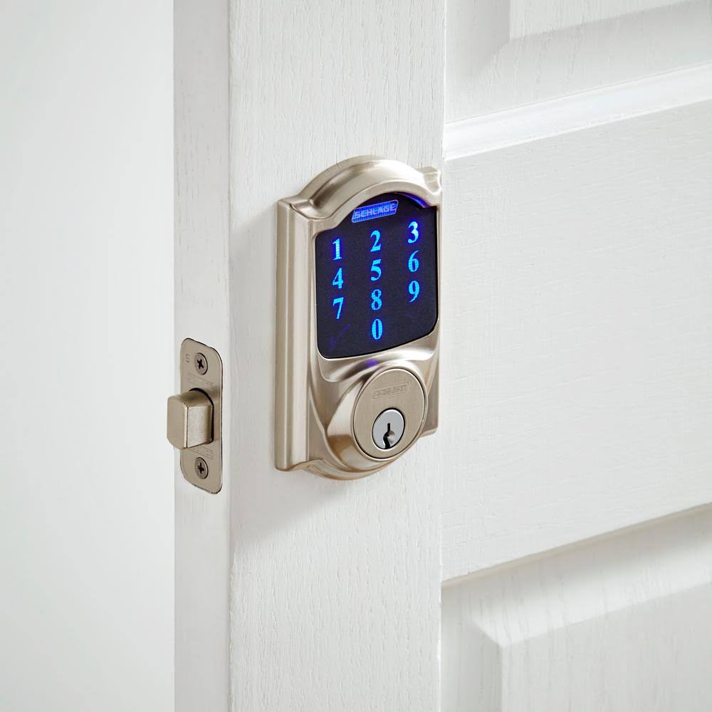 Touchscreen Deadbolt with Alarm f7