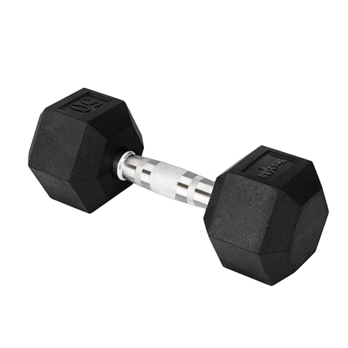 Chrome Hex Dumbbells 5-50 LBS Single a7