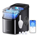 Smart Ice Maker Countertop, Portable with Voice Control, 9 Cubes in 6 Mins a7