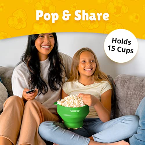 Microwave Popcorn Popper Silicone Collapsible Bowl BPA-Free k7