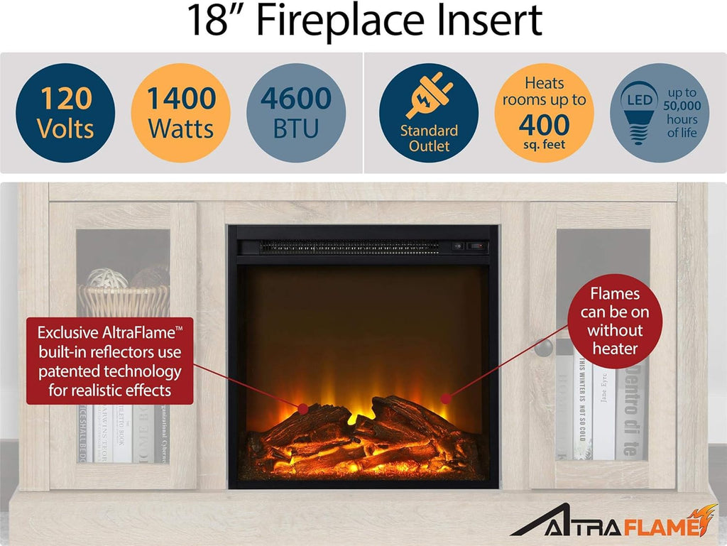 Electric Fireplace TV Console for TVs up to 50 Espresso 7k