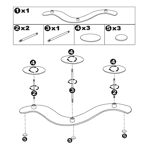 Iron Candelabra Centerpiece for Pillar Candles k7