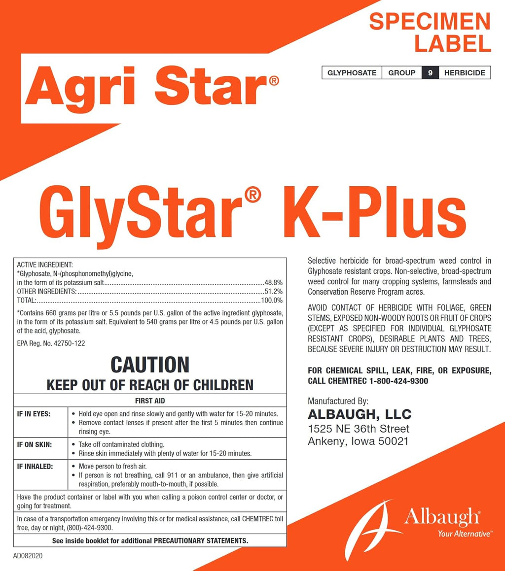 Potassium-Based Glyphosate Herbicide Concentrate 48.8% q7