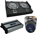 Kicker CVT10 Compatible with Ford F-150 Super Cab 2015-UP Bundled with HA-A800.1 Amplifier and Dual 10 Custom Sub Box Enclosoure