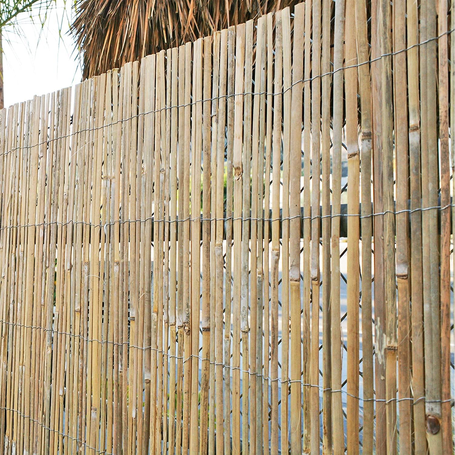 Bamboo Fence Panel for Garden Privacy 6x6 ft a7