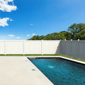 Durable White Vinyl Privacy Fence Panels Set of 2 - 6ft.H x 6ft.W - Superior Outdoor Garden Fencing Solution for Enhanced Privacy and Style - Curated Treasures Market